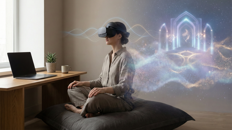 What Happens When You Meditate Inside Virtual Reality